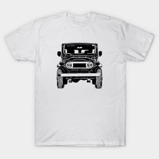 FJ40 Land Cruiser Sketch Art T-Shirt